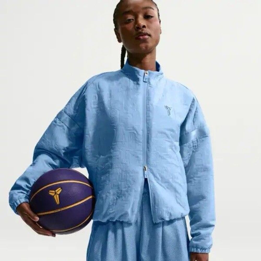 Nike Women’s Kobe Basketball Jacket Work Blue Size L IR0732-486 NWT